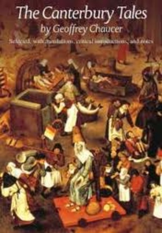 Chaucer writes The Canterbury Tales