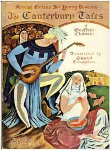 1387 Chaucer writes The Canterbury Tales