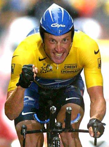 Lance Armstrong wins his 5th Tour de France