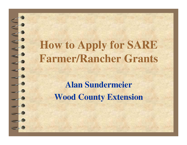 Grants for farmers