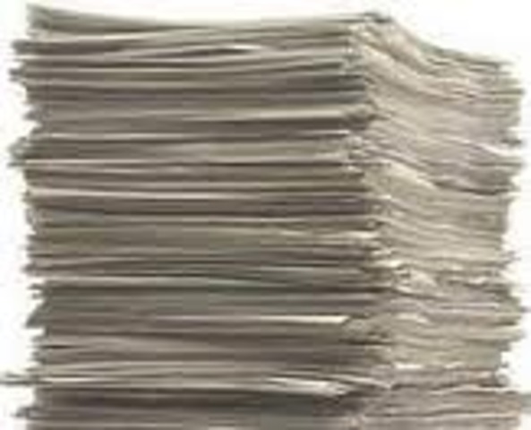 paper is first mass-produced in Spain