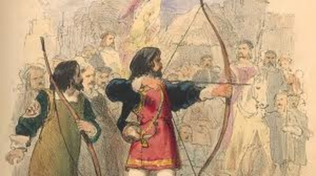 First appearance of Robin Hood in literature