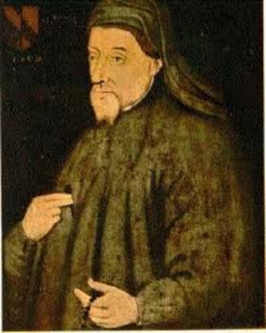Chaucer writes The Canterbury Tales
