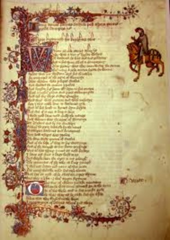 Chaucer writes The Canterbury Tales