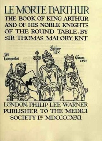 First printing of Le Morte d'Arthur