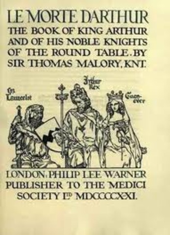 First printing of Le Morte d'Arthur