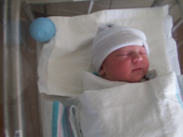 My brother, Caleb, is born.