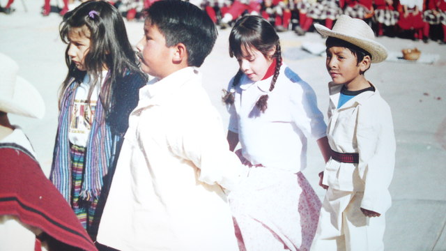 Primer festival escolar en el que participa mi hija