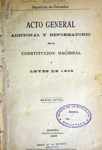 ACTO REFORMATORIO DE LA CONSTITUCION