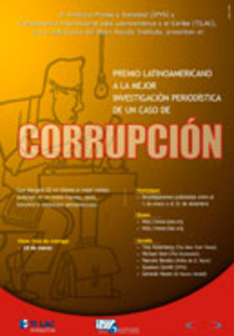 1er premio  Instituto Prensa y Sociedad (IPYS)