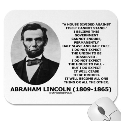 Lincon's House Divided Speech
