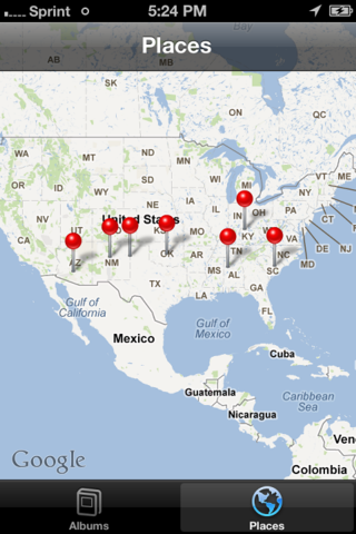 Checked the map to see where I've been