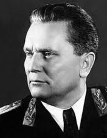 Death of Marshal Jozip Broz Tito