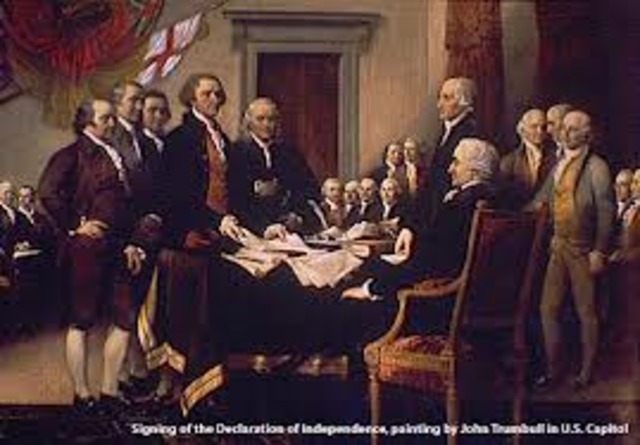Signing of the Declaratiioin of Independence