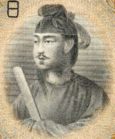 Japan-Prince Shotoku delcares Buddhism and Confucianism the state religions of Japan