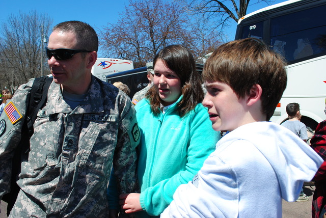 Dad came home from Afganistan