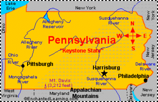 William Penn founded pansylvavnia