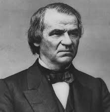 Andrew Johnson became president