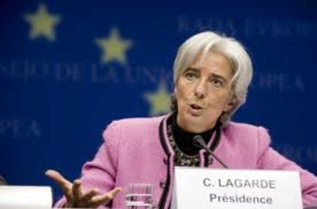 CHRISTINE LAGARDE, THE PRESIDENT OF THE FMI