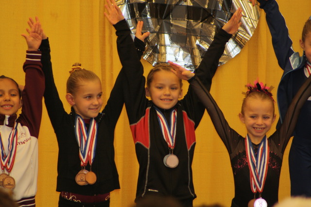 Baylee wins 2nd in State in Gymnastics