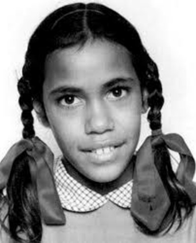 When she was a little girl