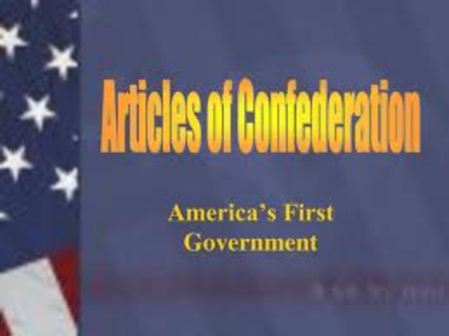 Articles of Confederation go into effect