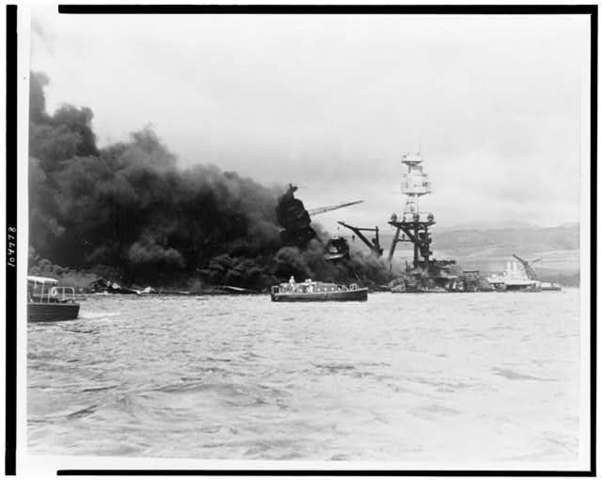 Japan Bombs Pearl Harbor