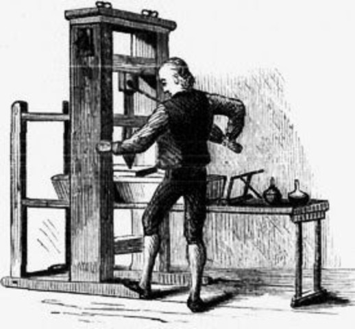 First Colonial Printing Press