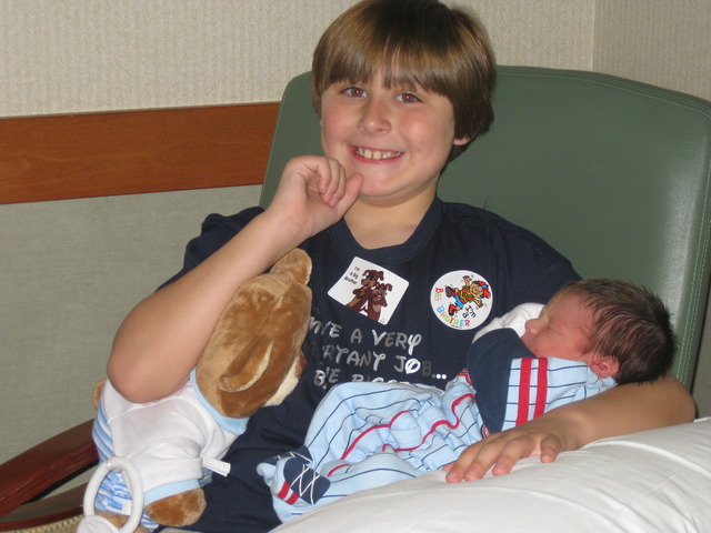 My second brother, Aiden, was born.