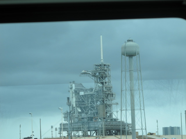 Went to the kenndy space center for the first time ever and saw a launch pad up close.