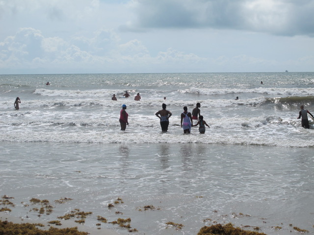 My first time to the ocean.