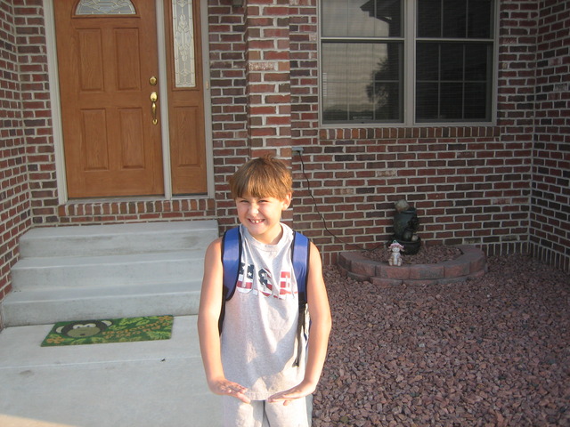 We moved to my house