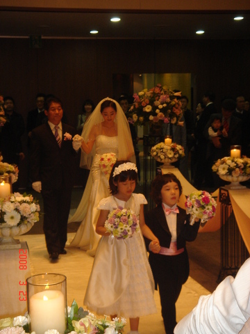 I did flower girl again