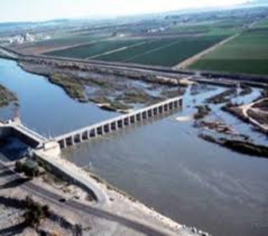 Morelos Dam/Mexico border