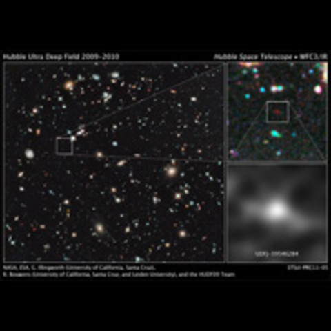 Hubble Finds Most Distant Galaxy Candidate Ever Seen in Universe