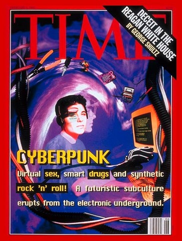 Cyberpunk Cover of Time Magazine
