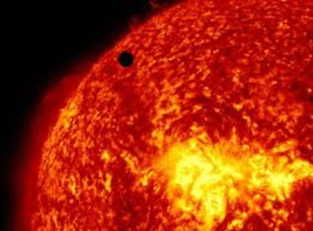 Venus Transitting the Sun