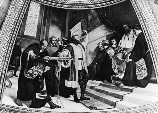 Galileo makes his own telescope