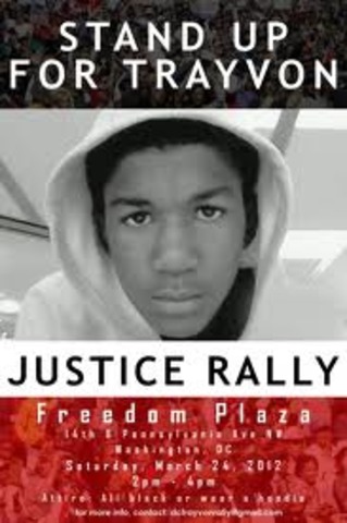 March Was held for Trayvon Martin in Washington DC