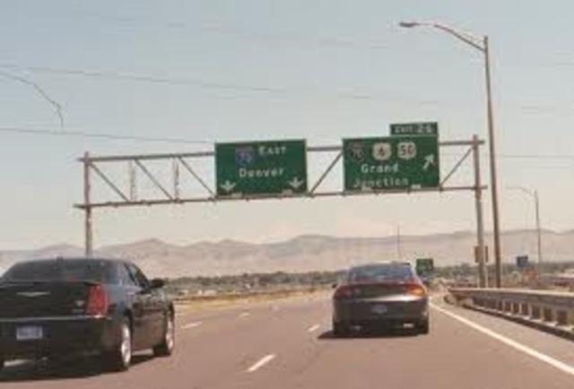 Franz leaves Chris on Interstate 70 outside of Grand Junction