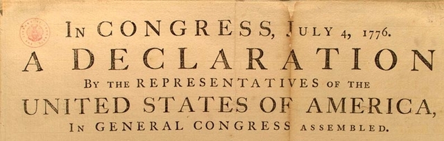 The Declaration of Independence