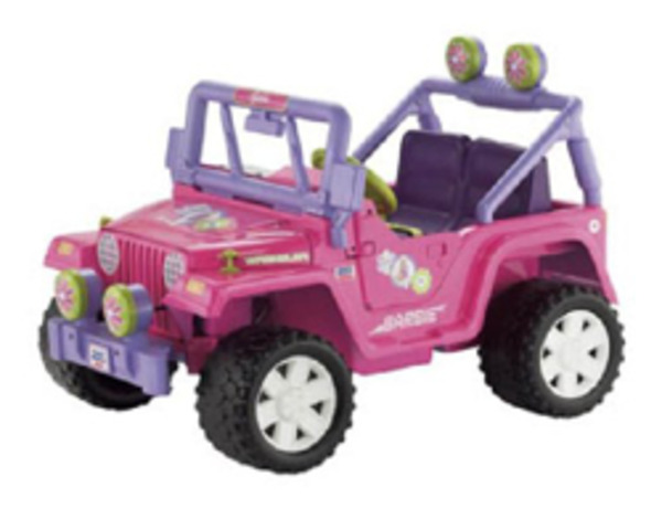 I got my first Barbie Jeep car :D