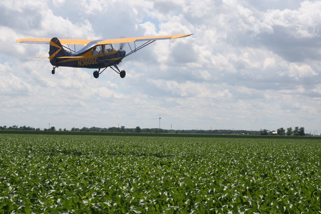 My Grandpa Bill's First Time Landing An Airplane On His Runway