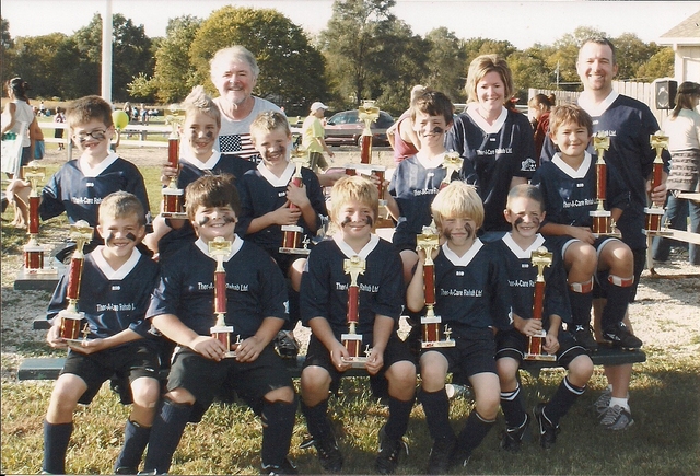 The day I got 1st place in soccer in the U10.
