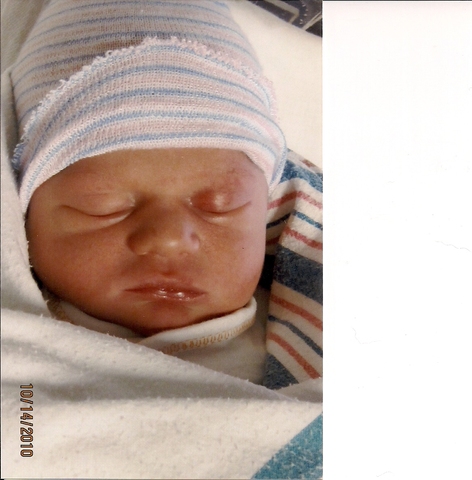 The day my little brother, Nicholas, was born.