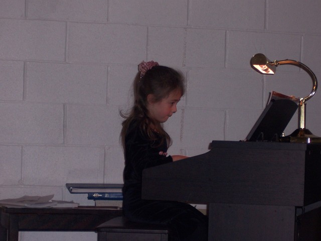 first piano recital