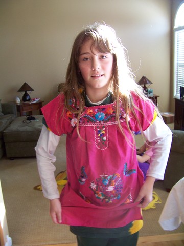 helping out with the little girl scouts