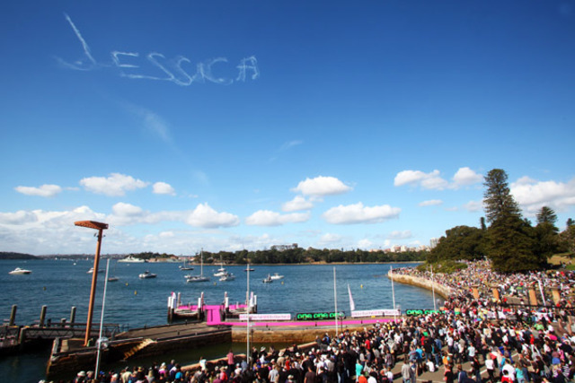 Arrive From her long journey.