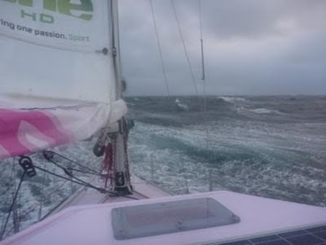 She arrives in cape horn