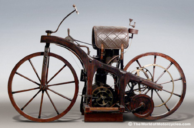 First Gas Powered Motorcycle